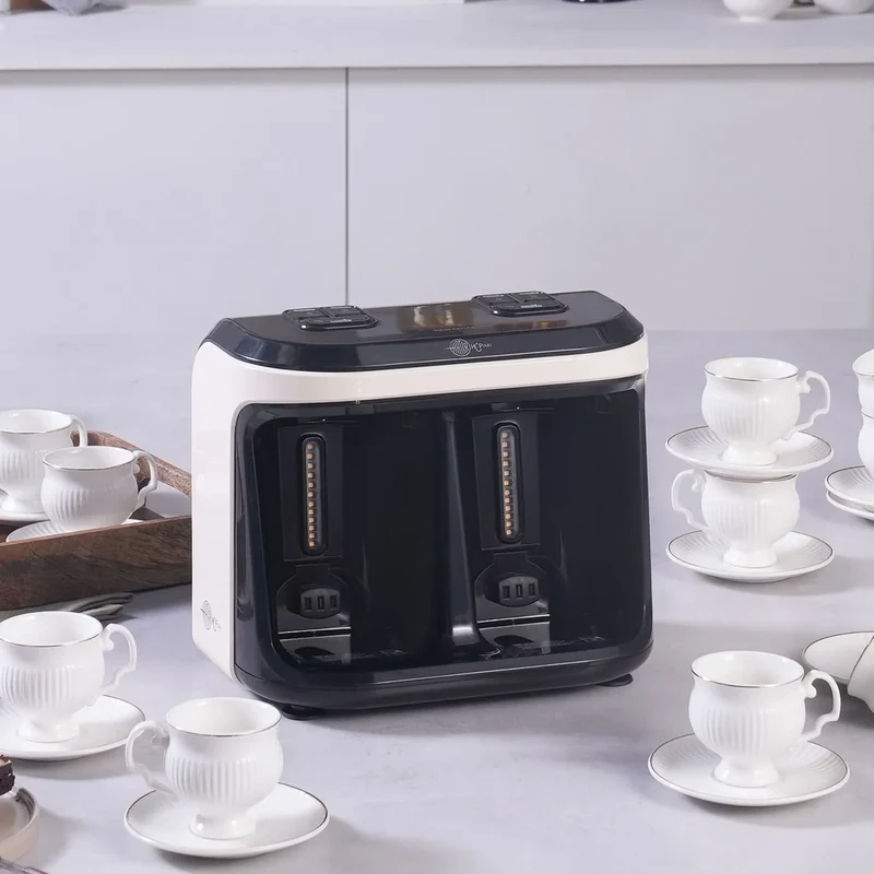 Karaca Hatır Hüp Duet Aromatische Türkische Kaffeemaschine, Creme, 1400W