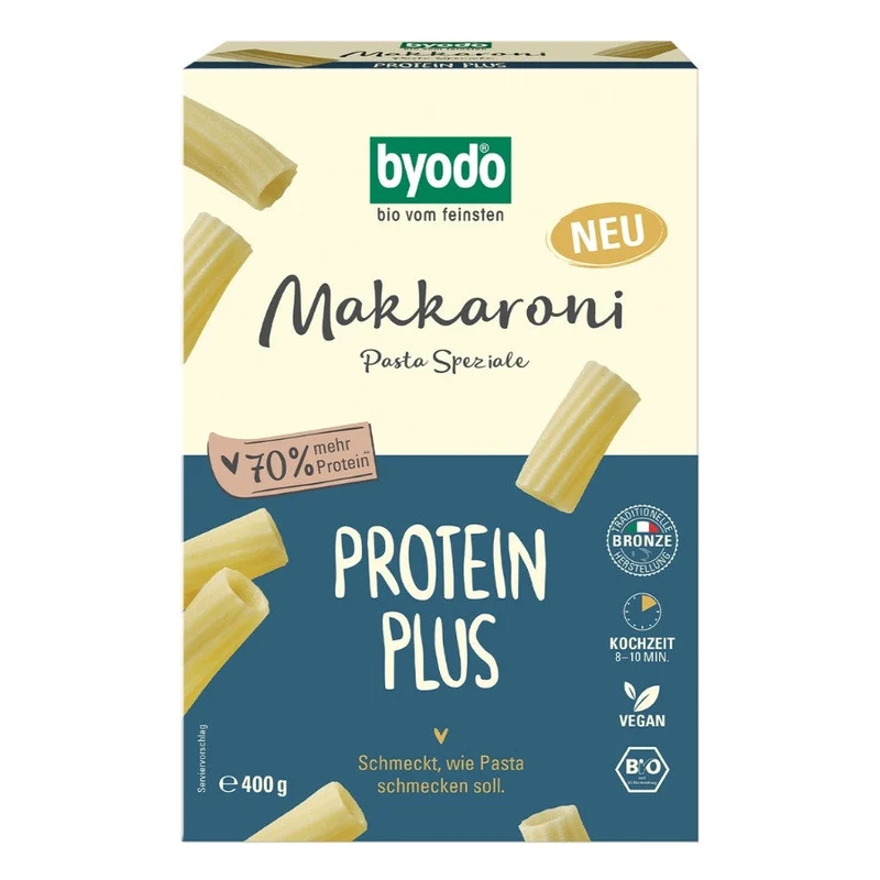 Byodo Protein Plus Pasta Makkaroni 400g