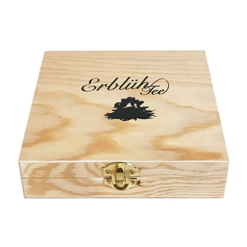 Creano | Teelini Teekiste 12 Stck. in 4 Sorten | Grüner Tee | Geschenk