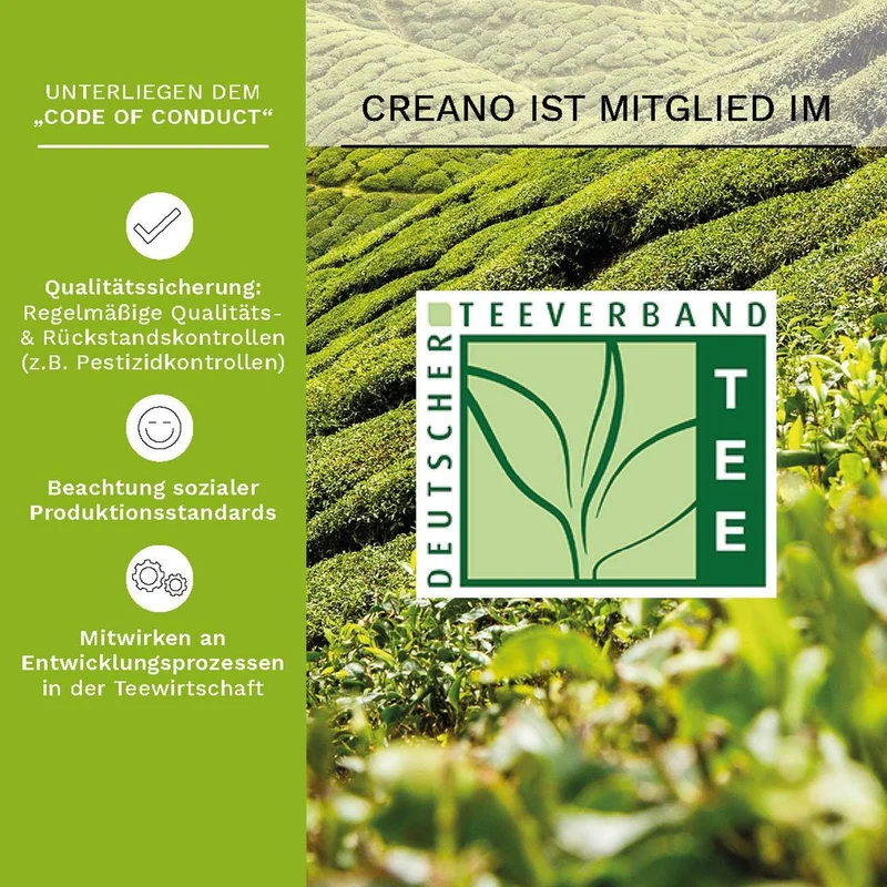 Creano | Magnetbox 6er ErblühTee | Grüntee | Geschenk