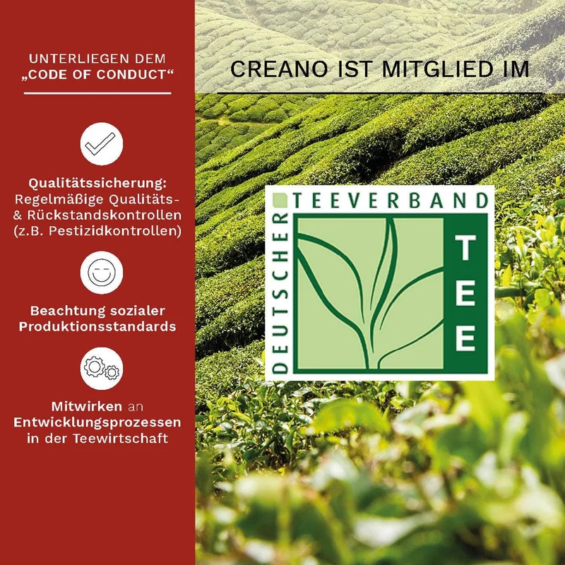 Creano | Teeblumen Mix | Geschenkset | ErblühTee | mit Glaskanne