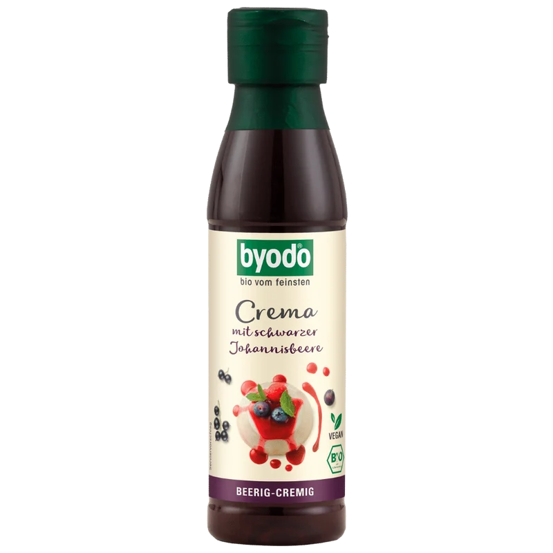Byodo Crema mit schwarzer Johannisbeere 150ml Bio