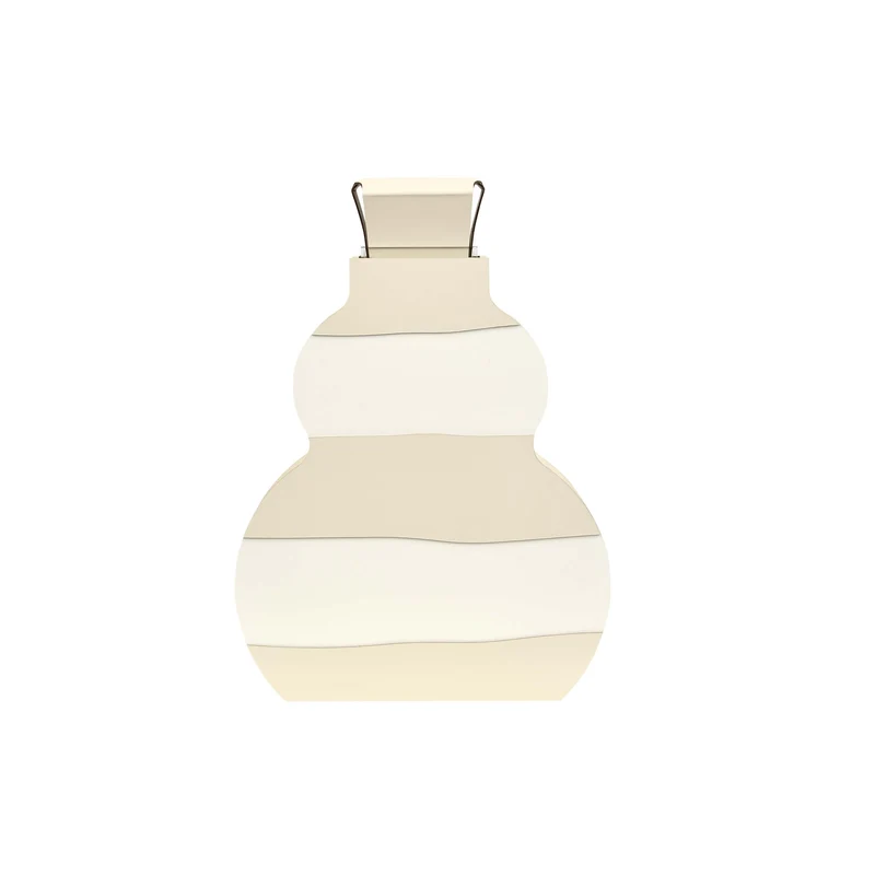 Leather Decorative Object VASE OTTO GRAPHIC by Gianpaolo Venier for ADJ STYLE