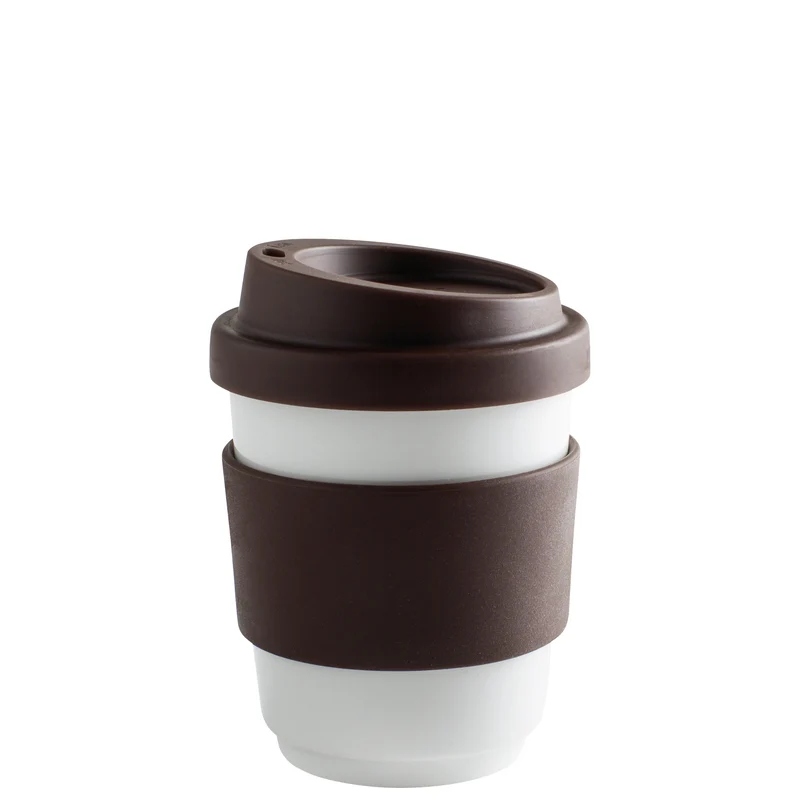KAHLA fillit Becher 0,27 l + Trinkdeckel chocolate brown