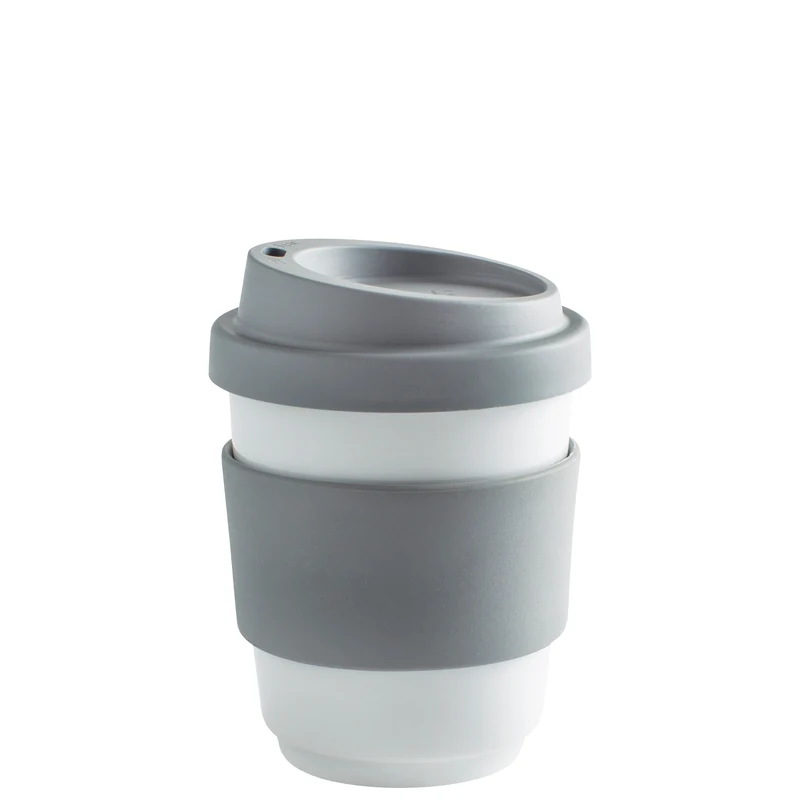 KAHLA fillit Becher 0,27 l + Trinkdeckel cool gray