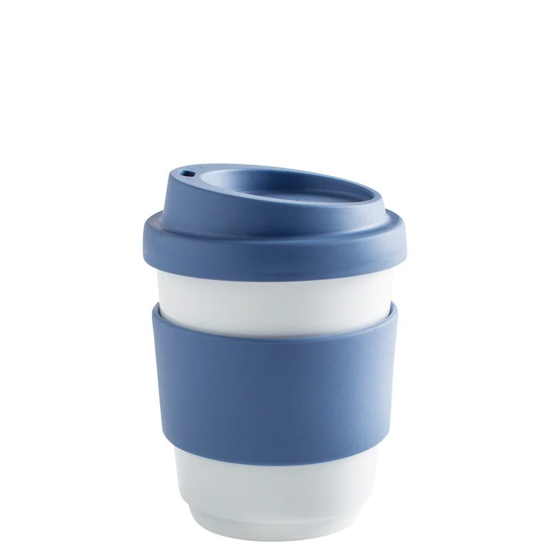 KAHLA fillit Becher 0,27 l + Trinkdeckel stormy blue