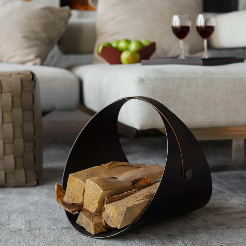 Firewood & Magazine Rack BEN by Ekaterina Borovkova for ADJ STYLE