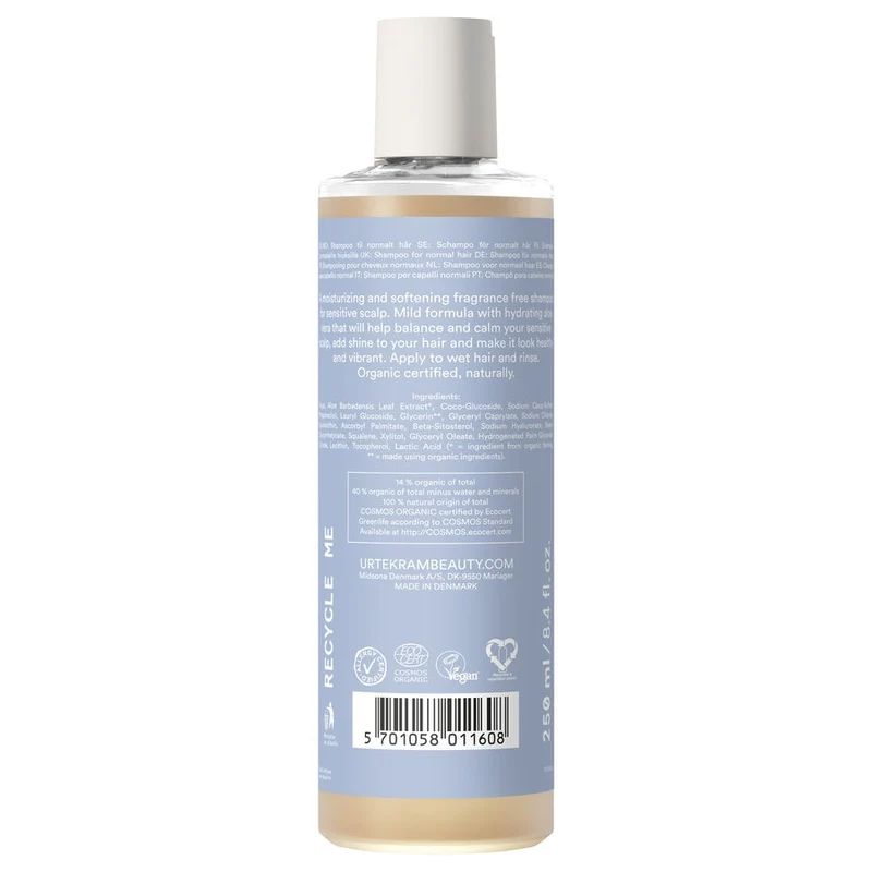 Urtekram Fragrance Free Shampoo Bio 250 ml