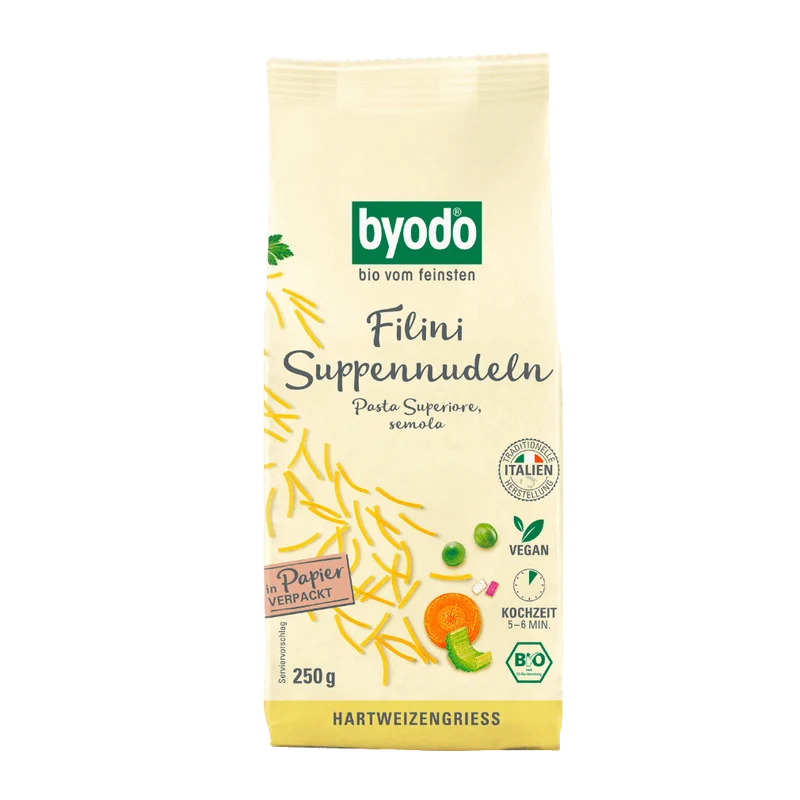 BYODO Bio Filini semola (Suppennudeln als Fäden) 250g