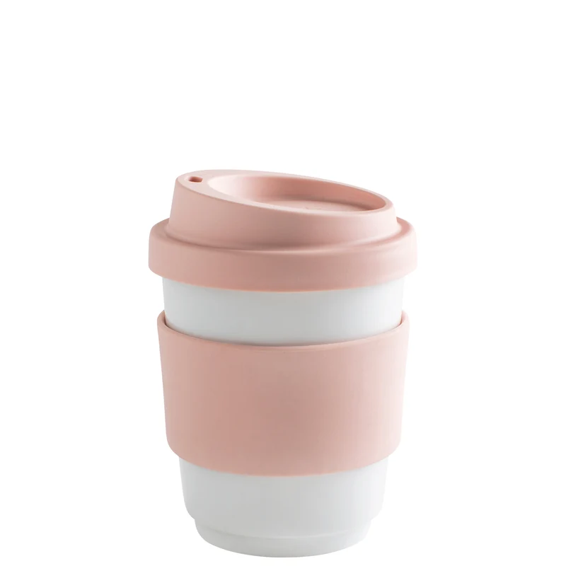 KAHLA fillit Becher 0,27 l + Trinkdeckel pastel rose