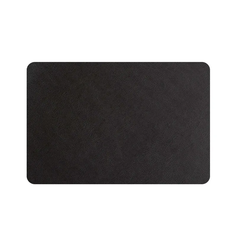 Leather Rectangular PLACEMAT & Napkin Rings BOTTEGA by Ekaterina Borovkova for ADJ STYLE