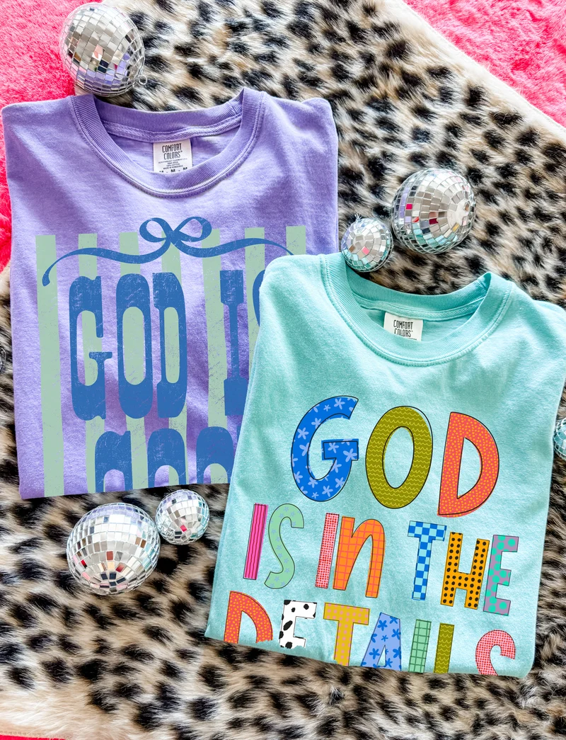 Neon Jesus Vibes Comfort Color Tees