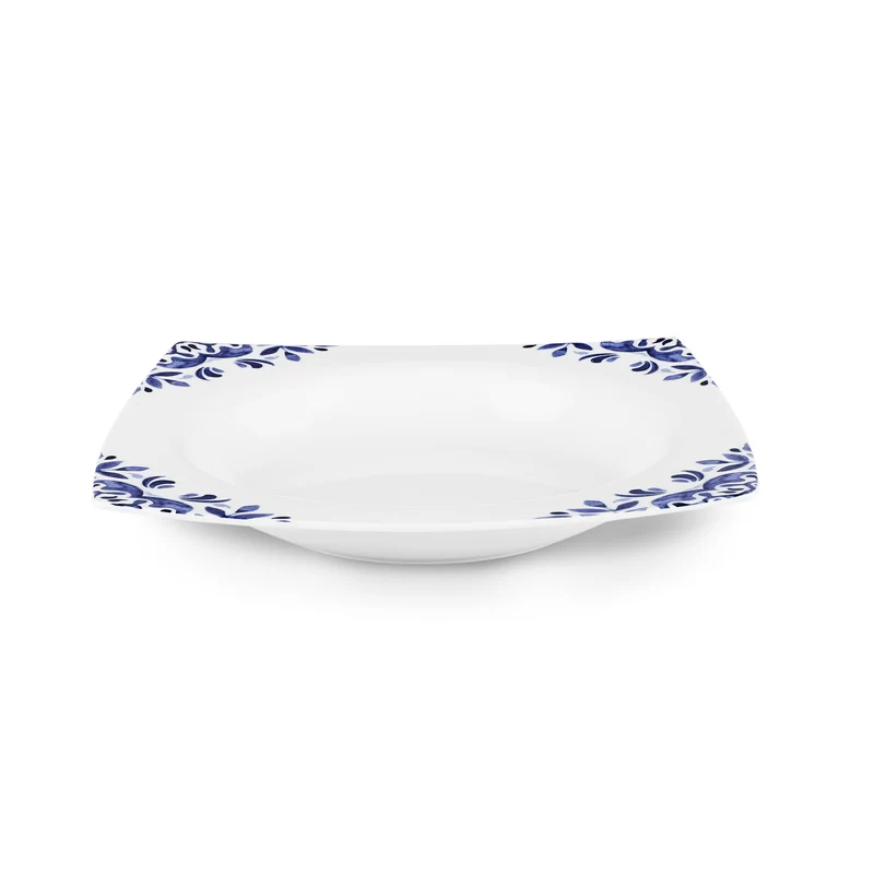 Karaca Square Bone Miranda 24-teiliges Tafelservice für 6 Personen