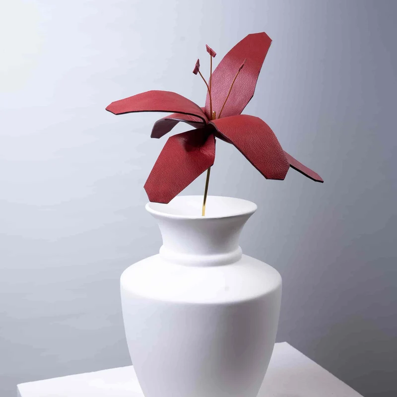 Leather Decorative Object ÈDEN by MARCO Atelier