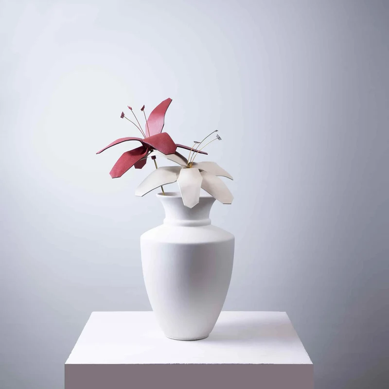 Leather Decorative Object ÈDEN by MARCO Atelier