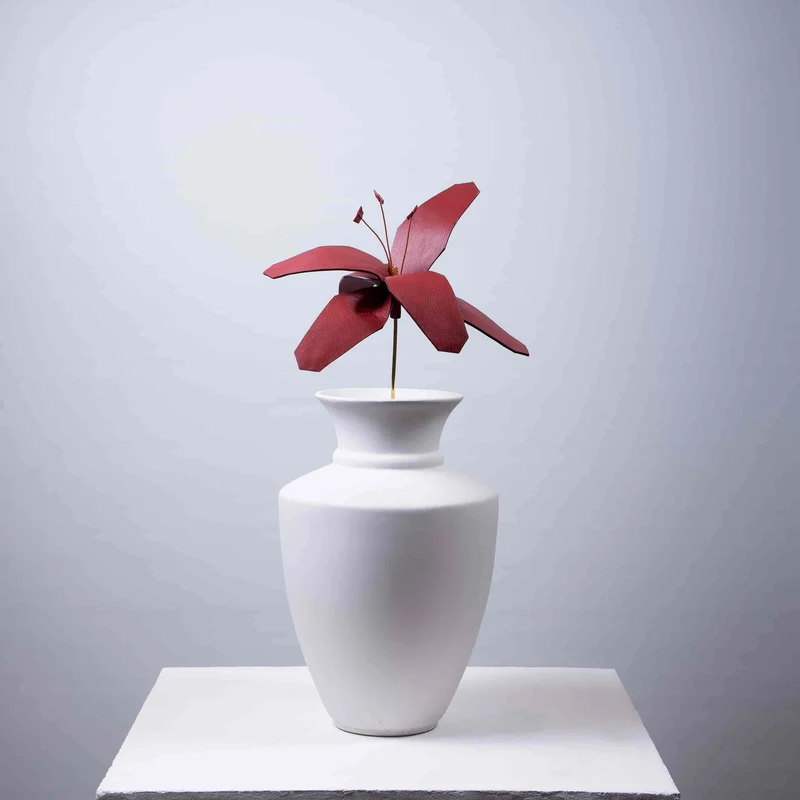 Leather Decorative Object ÈDEN by MARCO Atelier