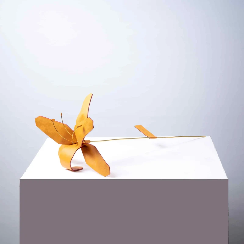 Leather Decorative Object ÈDEN by MARCO Atelier