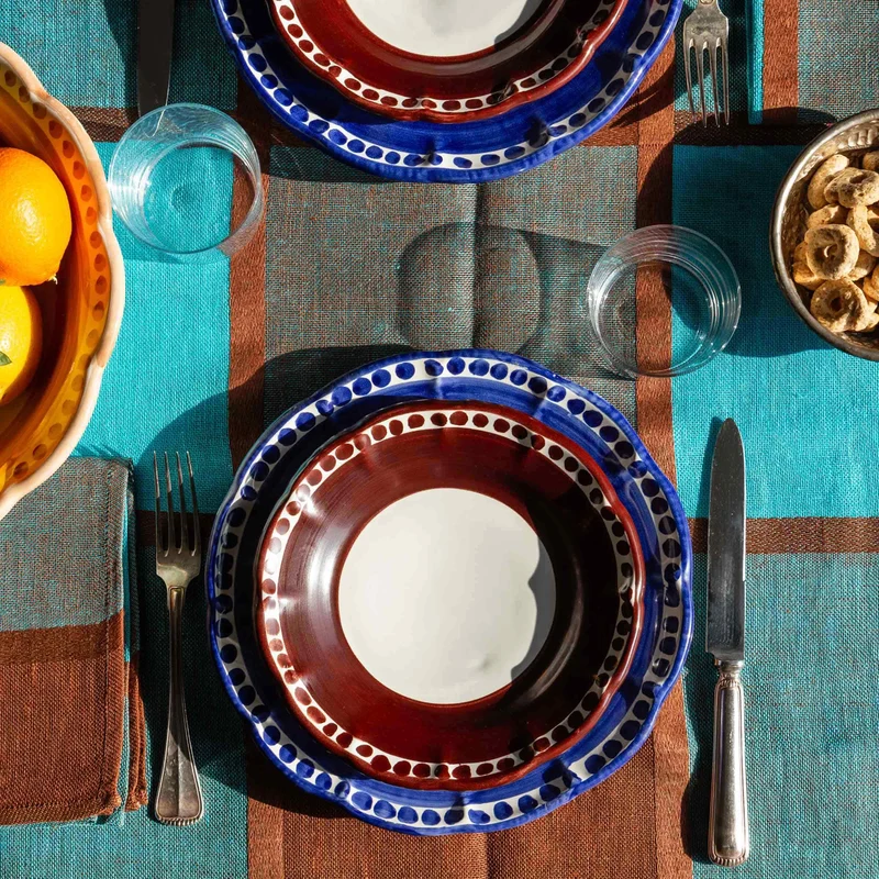 Ceramic Dinner Plate VIETRI - I COLORATI by Germana Scapellato for Wtfb
