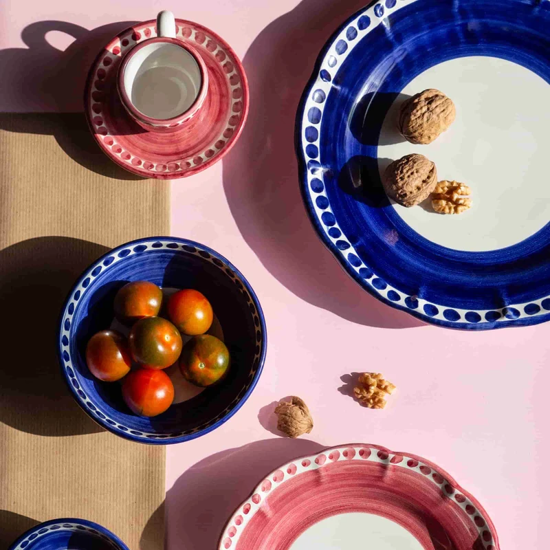 Ceramic Dinner Plate VIETRI - I COLORATI by Germana Scapellato for Wtfb