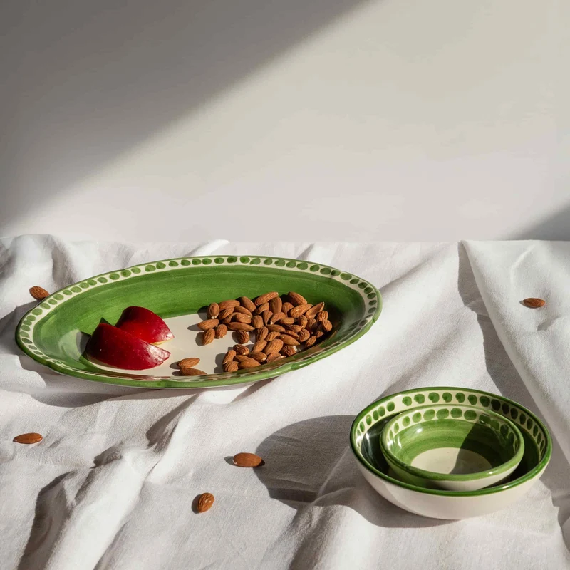 Ceramic Oval Serving Plate VIETRI - I COLORATI by Germana Scapellato for Wtfb
