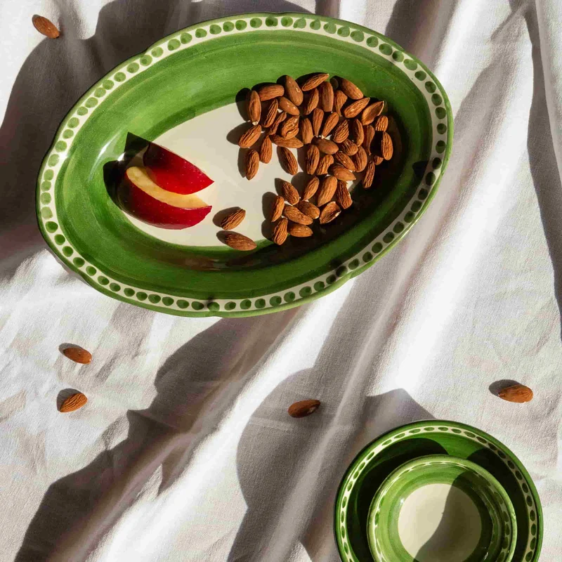 Ceramic Oval Serving Plate VIETRI - I COLORATI by Germana Scapellato for Wtfb