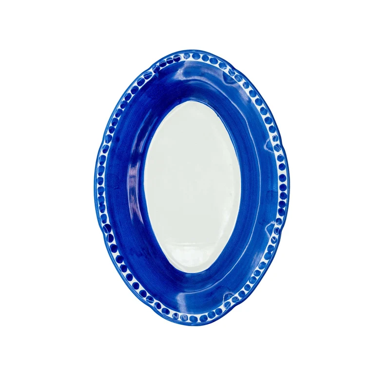Ceramic Oval Serving Plate VIETRI - I COLORATI by Germana Scapellato for Wtfb
