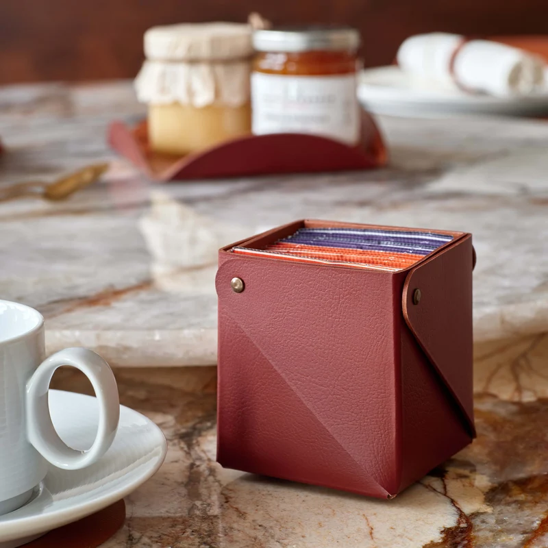 Leather Box MIU Set of 3 by Ekaterina Borovkova for ADJ STYLE