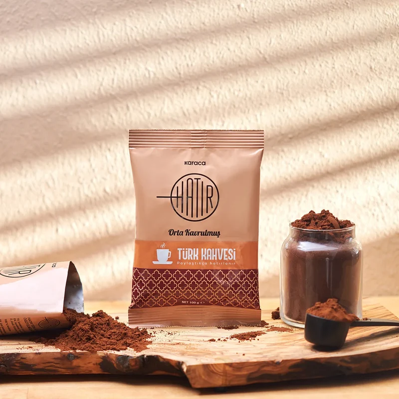 Karaca Hatır Mittlerer Gerösteter Türkischer Kaffee mit Viel Schaum 100 g