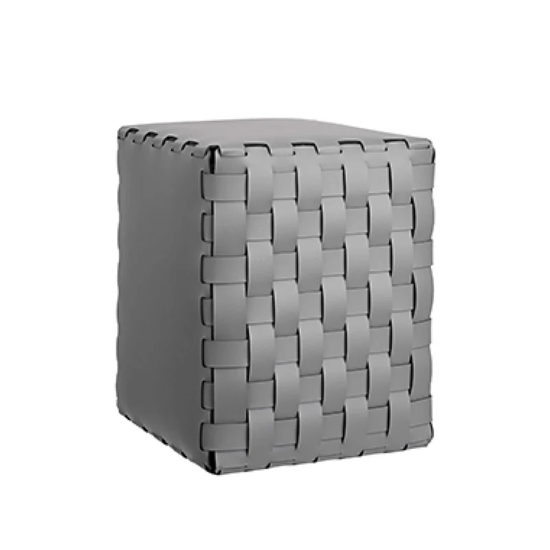 Leather POUF by Ekaterina Borovkova for ADJ STYLE