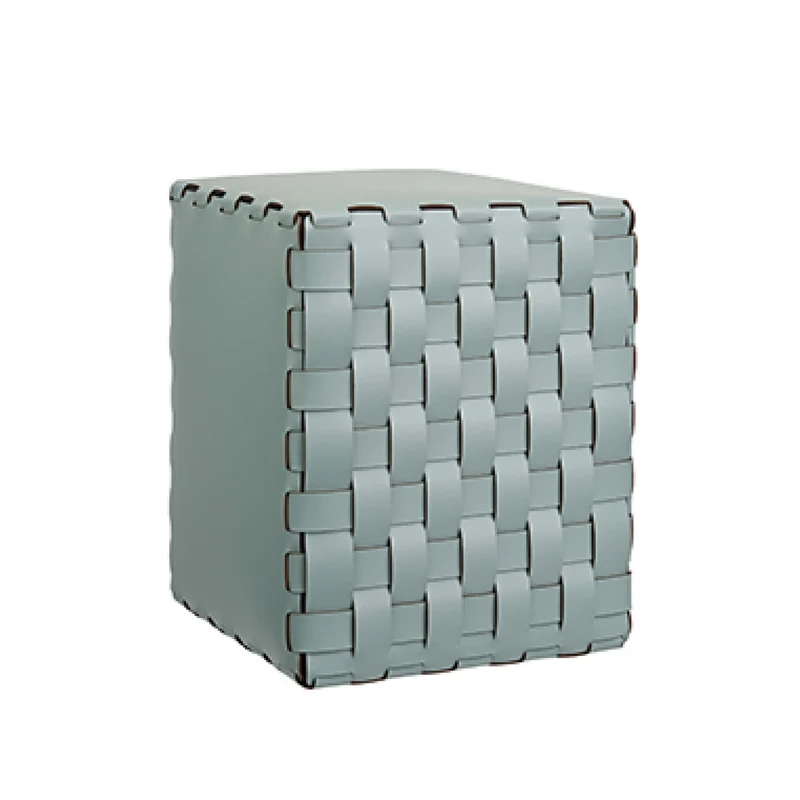Leather POUF by Ekaterina Borovkova for ADJ STYLE