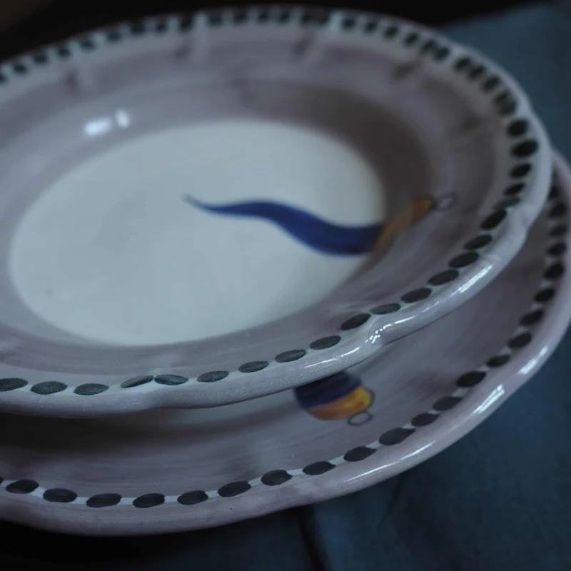 Ceramic Dinner Plate VIETRI - FORTUNA by Germana Scapellato for Wtfb