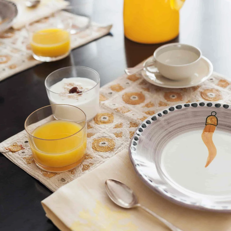 Ceramic Dinner Plate VIETRI - FORTUNA by Germana Scapellato for Wtfb