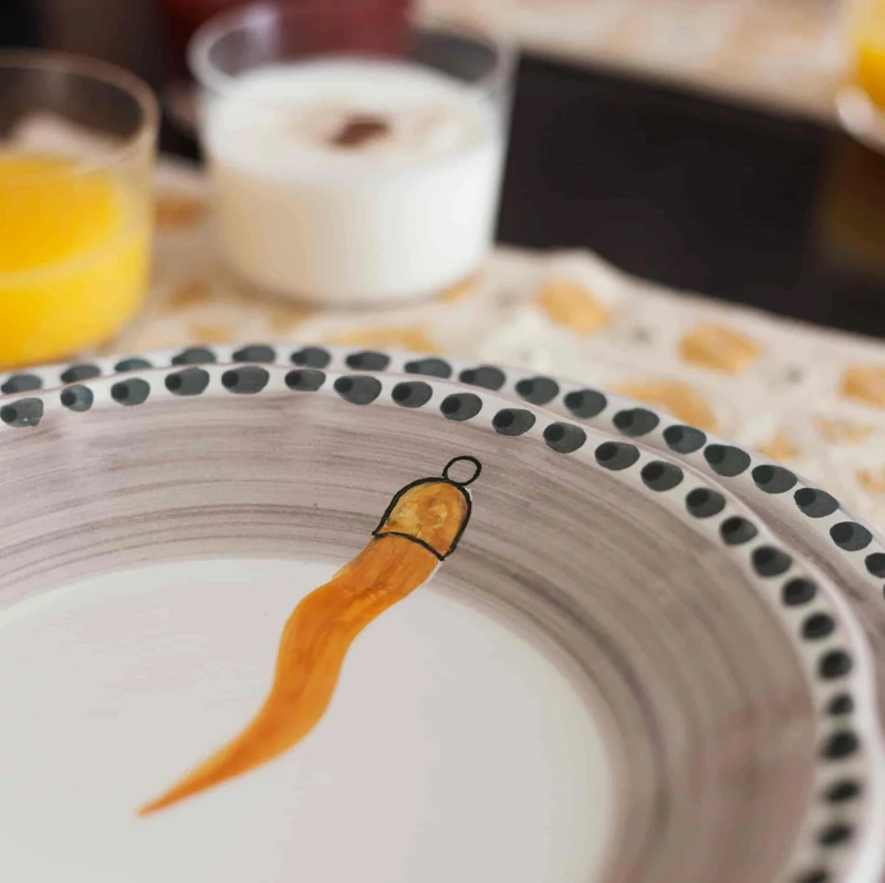 Ceramic Dinner Plate VIETRI - FORTUNA by Germana Scapellato for Wtfb