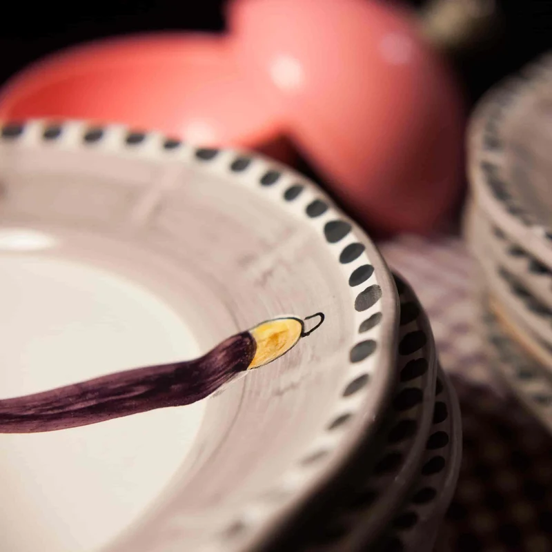 Ceramic Soup Plate VIETRI - FORTUNA by Germana Scapellato for Wtfb