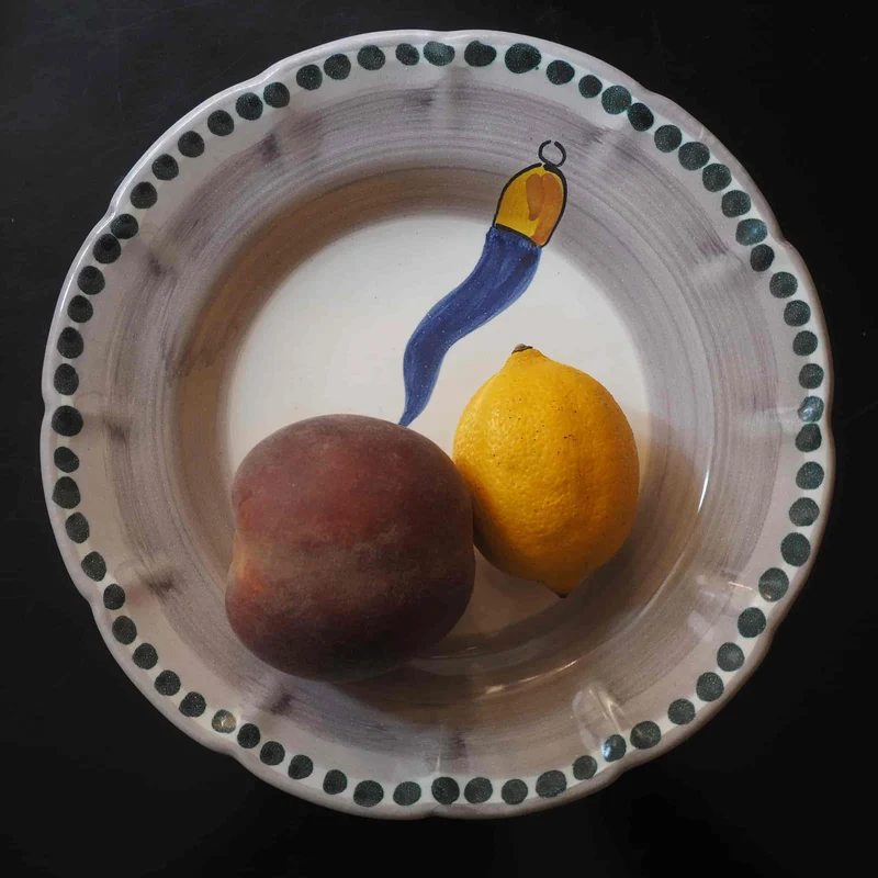 Ceramic Fruit Plate VIETRI - FORTUNA by Germana Scapellato for Wtfb