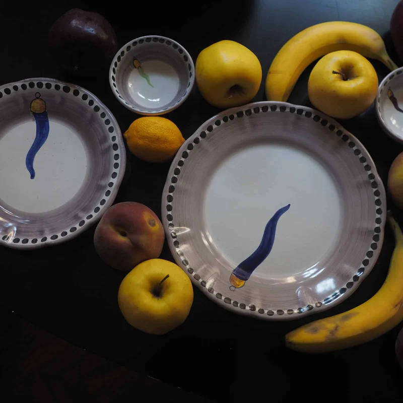 Ceramic Fruit Plate VIETRI - FORTUNA by Germana Scapellato for Wtfb