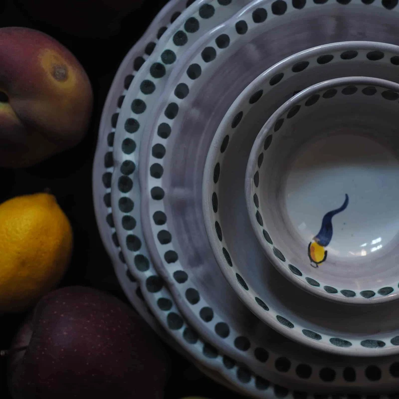 Ceramic Fruit Plate VIETRI - FORTUNA by Germana Scapellato for Wtfb