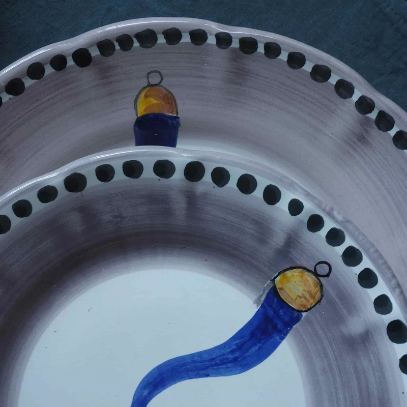 Ceramic Fruit Plate VIETRI - FORTUNA by Germana Scapellato for Wtfb