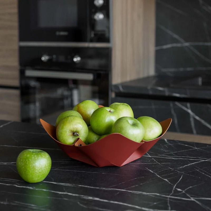 Leather FRUIT BOWL by Ekaterina Borovkova for ADJ STYLE