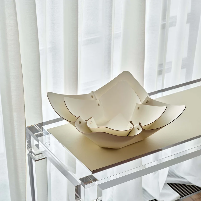 Leather FRUIT BOWL by Ekaterina Borovkova for ADJ STYLE