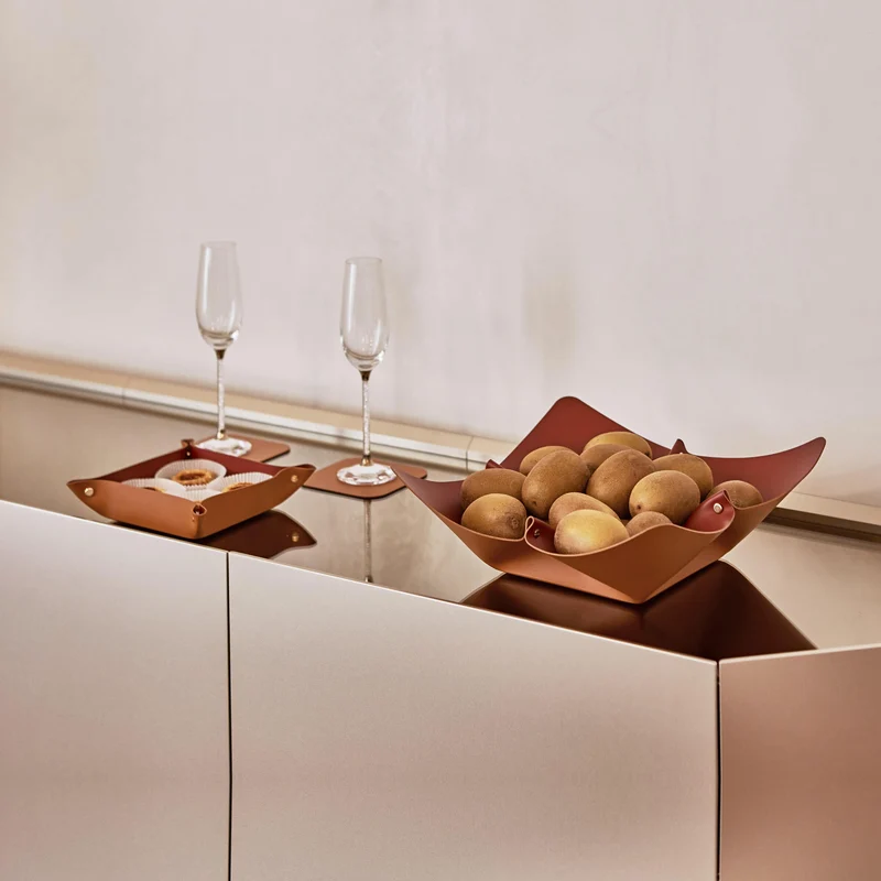 Leather FRUIT BOWL by Ekaterina Borovkova for ADJ STYLE