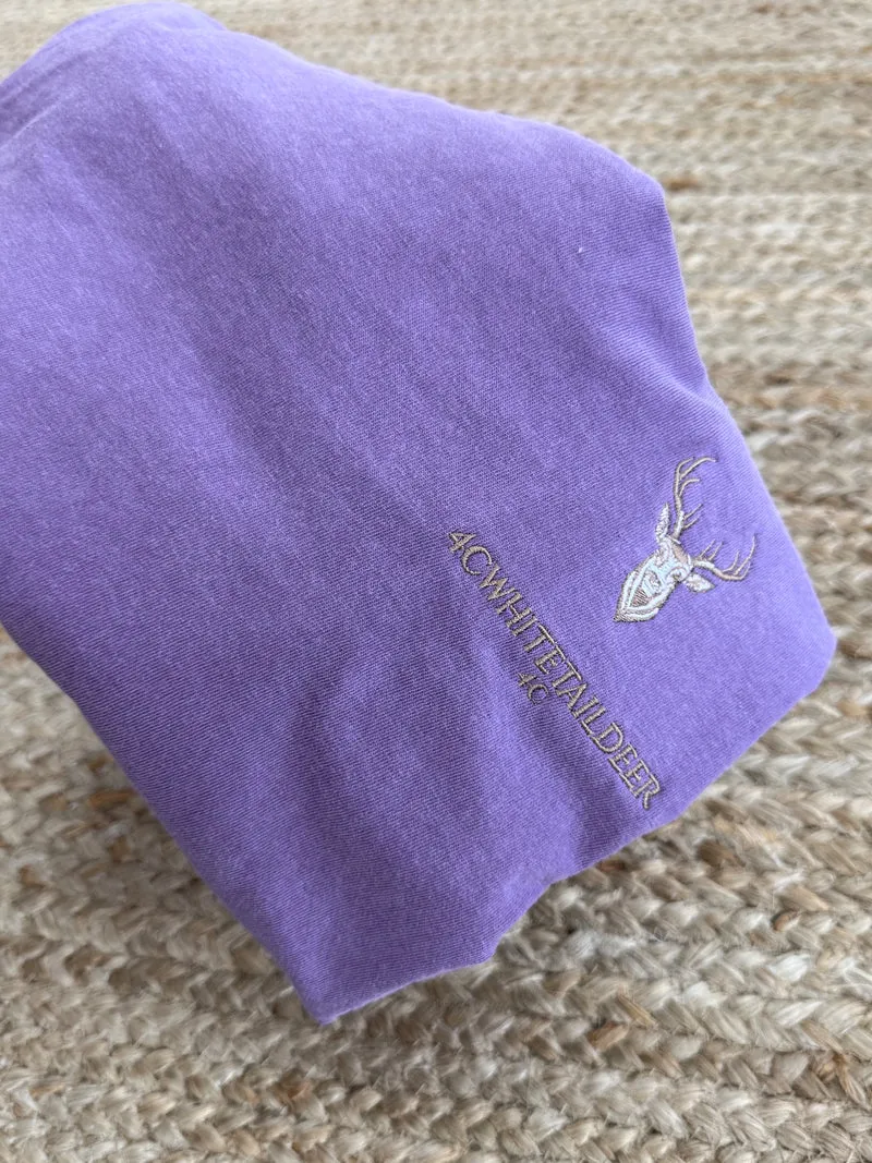 4C Whitetail Deer Grape Tee