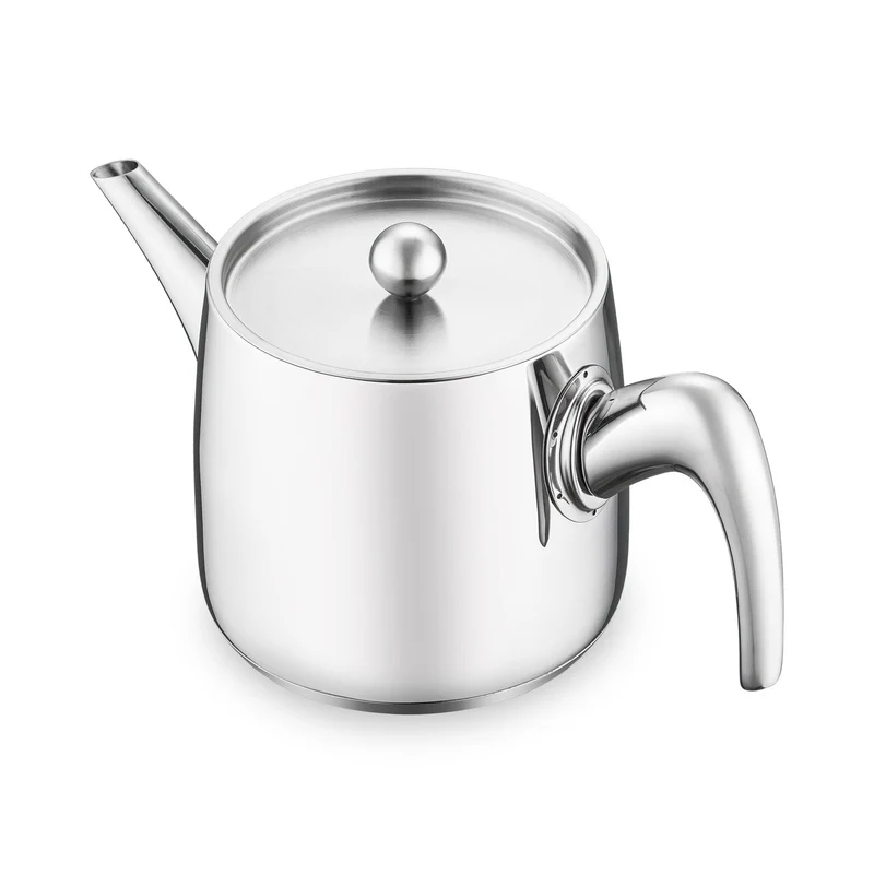 Jumbo 6500 Vollmetall-Teekessel-Set aus Edelstahl