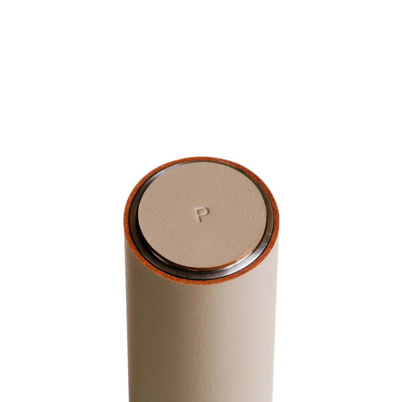 Electric Leather SALT & PEPPER MILL by Ekaterina Borovkova for ADJ STYLE