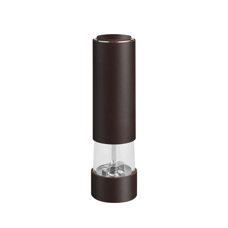 Electric Leather SALT & PEPPER MILL by Ekaterina Borovkova for ADJ STYLE