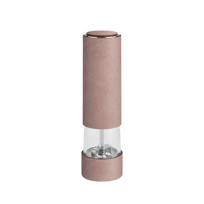Electric Leather SALT & PEPPER MILL by Ekaterina Borovkova for ADJ STYLE