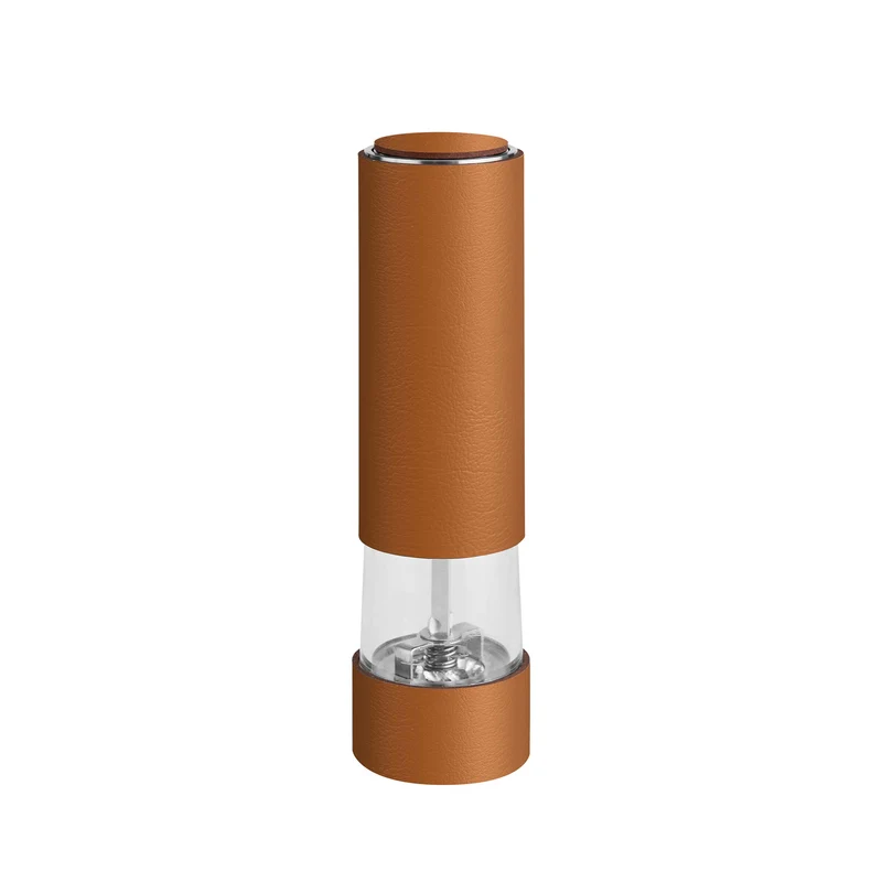 Electric Leather SALT & PEPPER MILL by Ekaterina Borovkova for ADJ STYLE