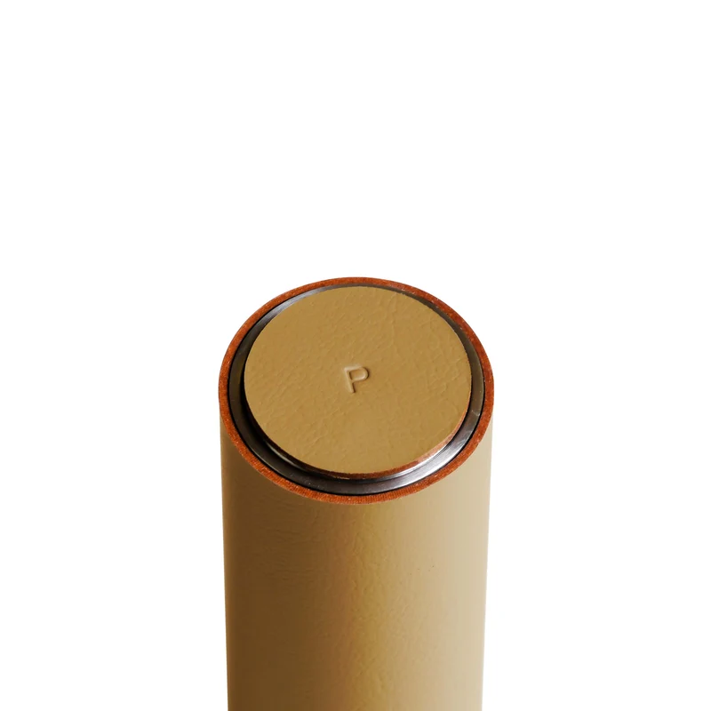 Electric Leather SALT & PEPPER MILL by Ekaterina Borovkova for ADJ STYLE