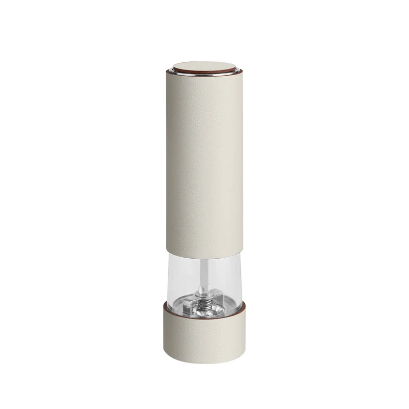 Electric Leather SALT & PEPPER MILL by Ekaterina Borovkova for ADJ STYLE