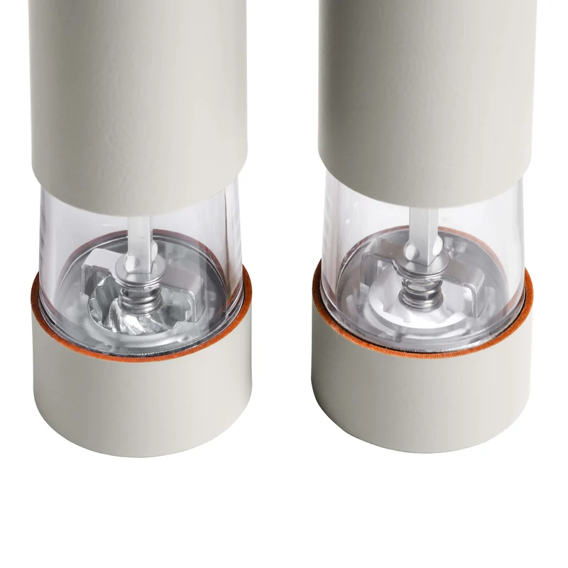 Electric Leather SALT & PEPPER MILL by Ekaterina Borovkova for ADJ STYLE
